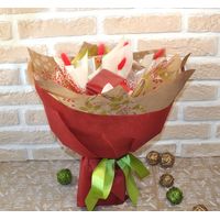 Букет из чая  - Калина красная - Подарочный набор чайный букет, изображение 4