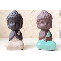 Игрушка для чайной церемонии  Монах -  глина, эмаль