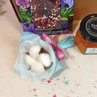 Подарочный набор Ежевика с чаем, шоколадом, сухоцветами, изображение 3