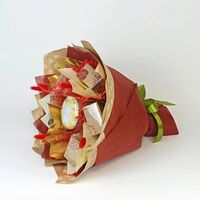 Букет из чая  - Калина красная - Подарочный набор чайный букет, изображение 2