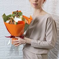 Букет из чая - Краски осени - Подарочный набор чайный букет, изображение 4