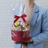 Подарочный набор чая и кофе в шляпной коробке, изображение 4