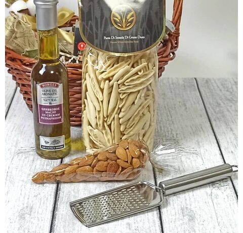 Подарочная корзина с итальянской пастой - Подарочный продуктовый набор, изображение 3